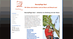 Desktop Screenshot of baumpflege-seul.de