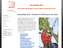 Tablet Screenshot of baumpflege-seul.de